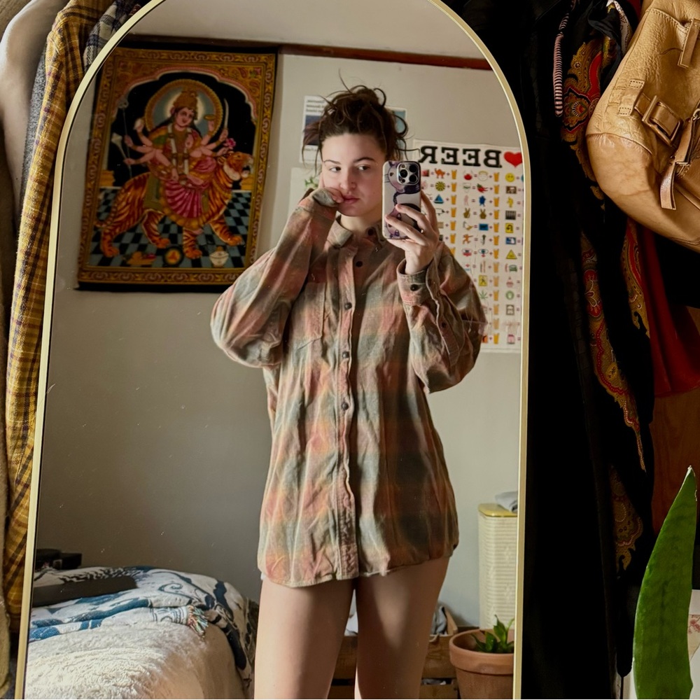 Vintage Red Head Corduroy Button-Up
